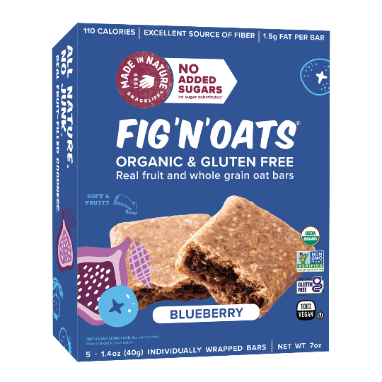 Blueberry Fig'N'Oats Bars (5 pack)