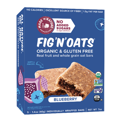 Blueberry Fig'N'Oats Bars (5 pack)