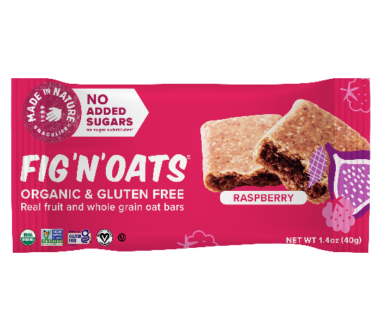 Raspberry Fig'N'Oats Bars (5 pack)