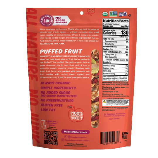 Puffed Fruit Medley