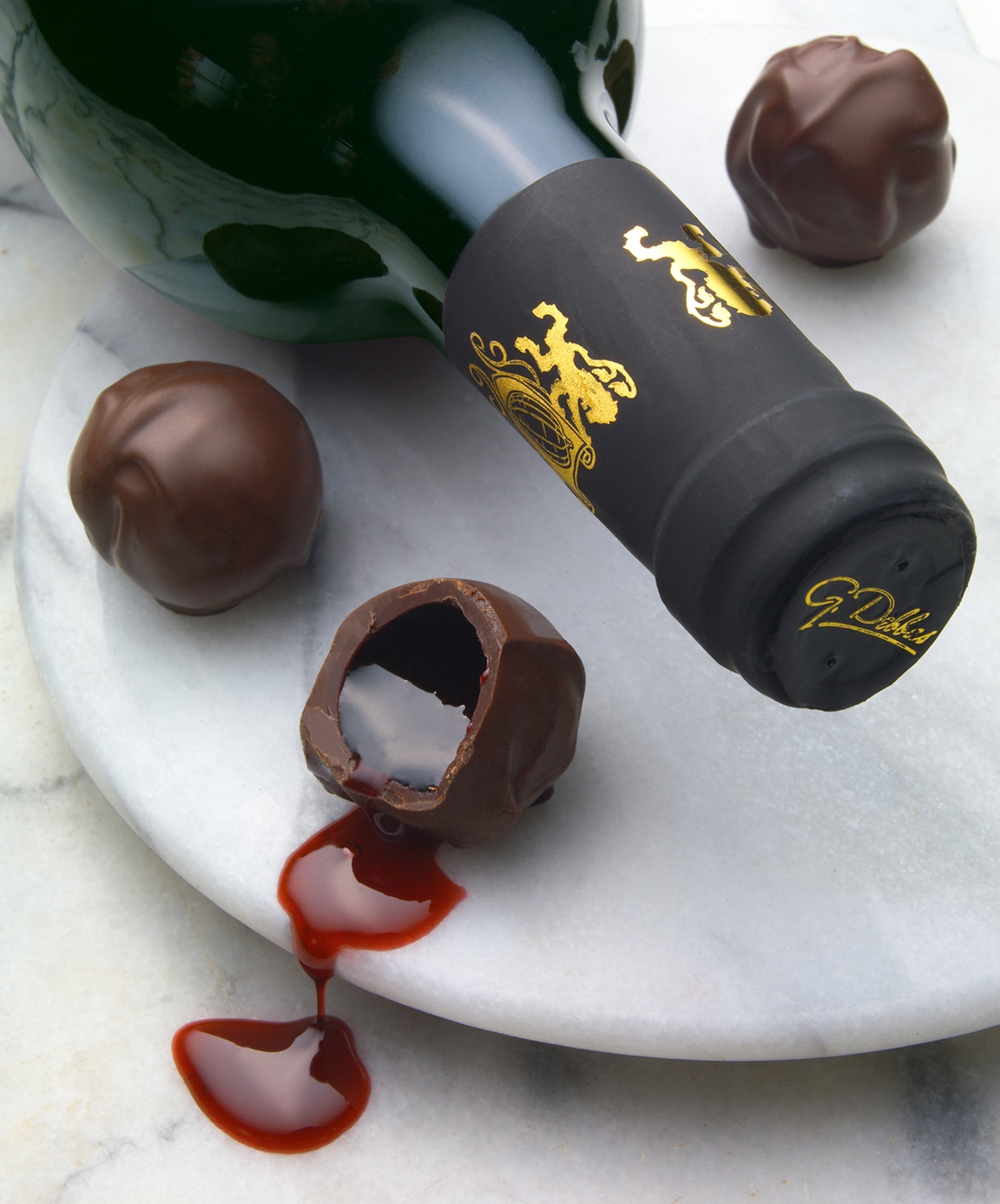 Liquid Wine Filled Chocolates